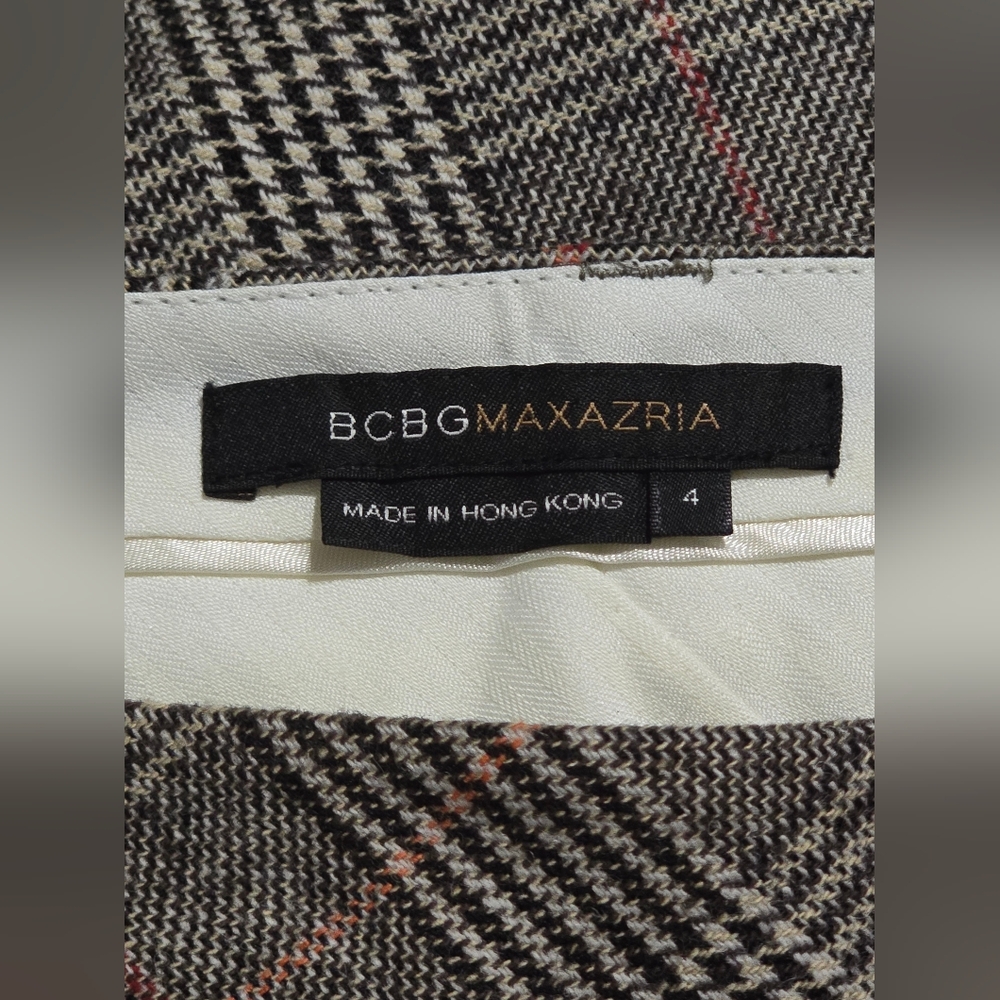 BCBG MaxAzria Houndstooth Patterned Pants - Picture 8 of 9